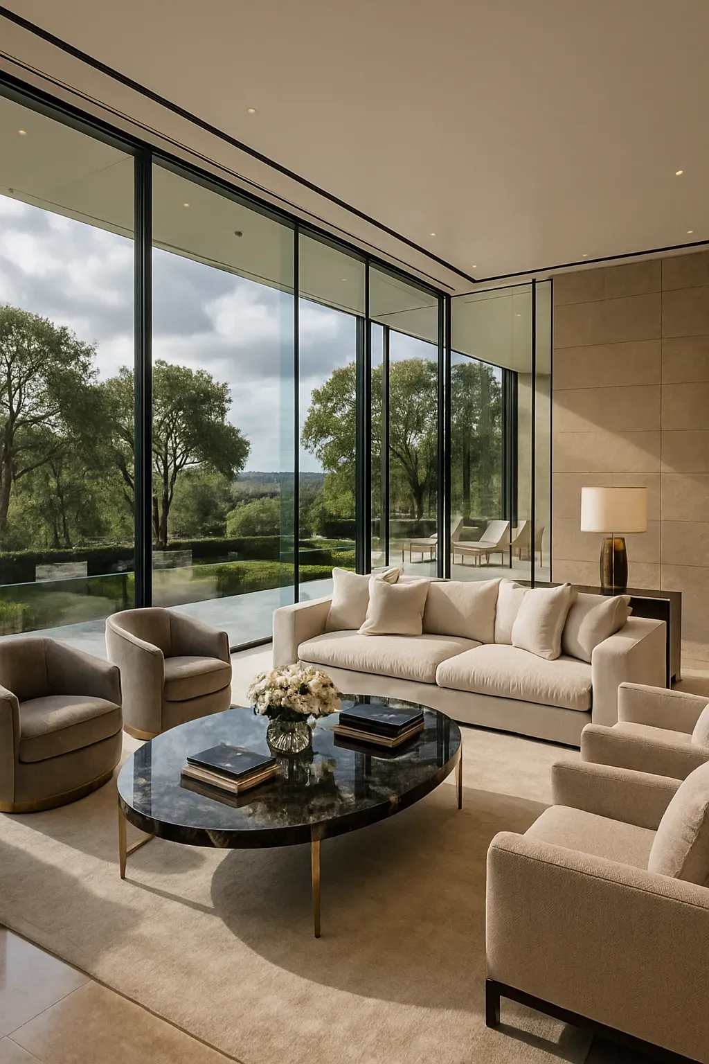 Glass interiors JP Nagar