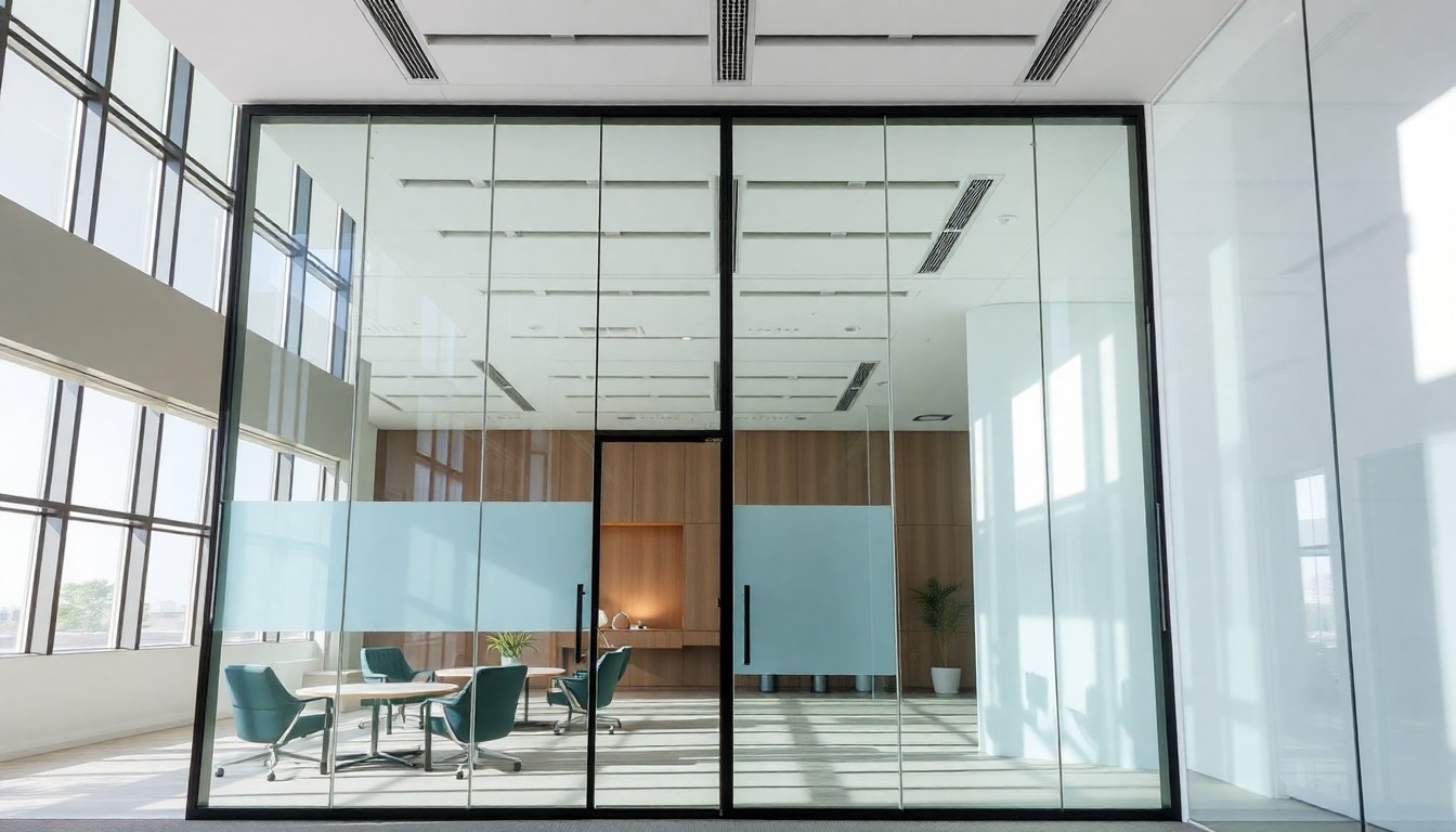 Acoustic Glass Partitions for Open Office Spaces: Sound Insulation Guide