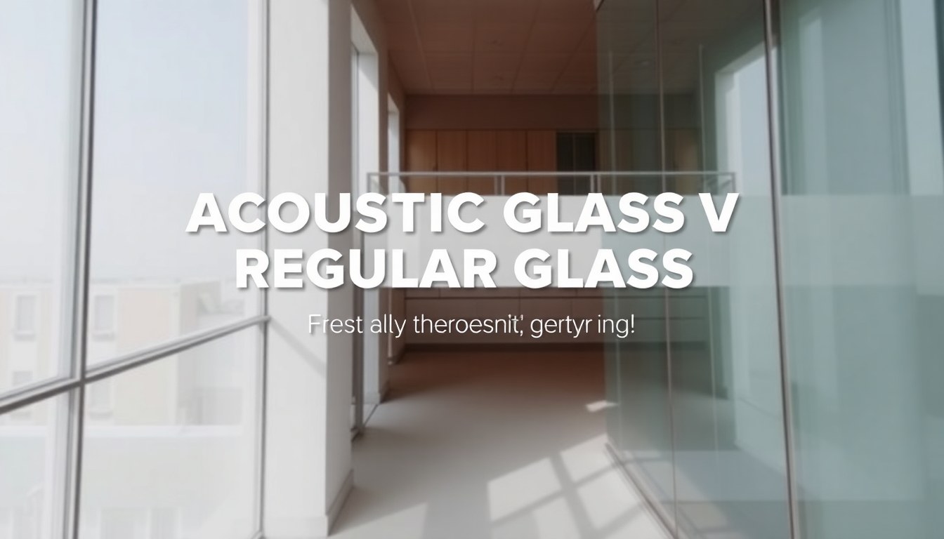 Acoustic Glass vs Regular Glass: Key Differences Explained
