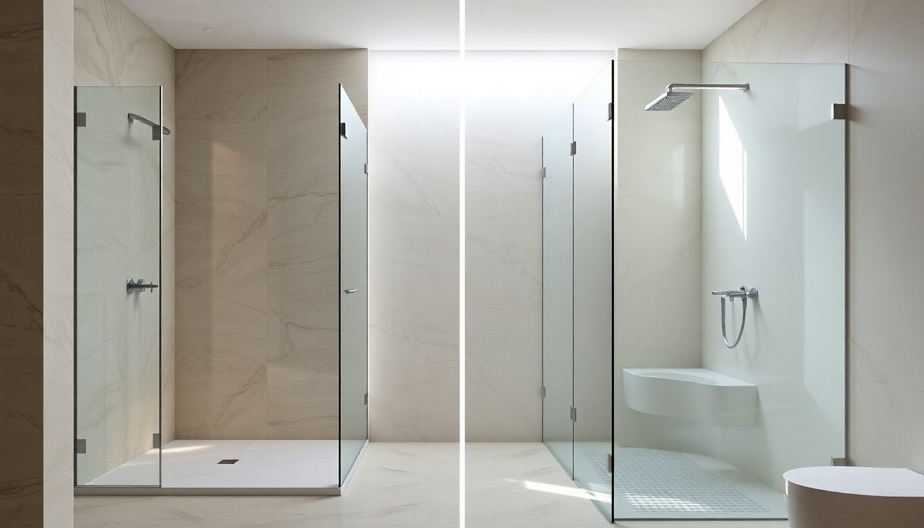 Corner Shower Enclosures vs Straight: Space & Drainage Comparison