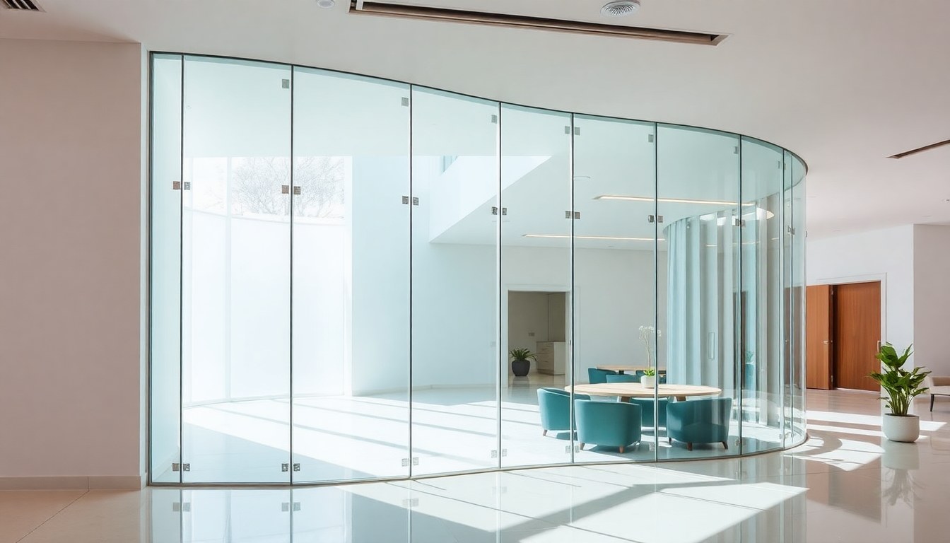 Curved Glass Partitions: Manufacturing Process & Installation Challenges