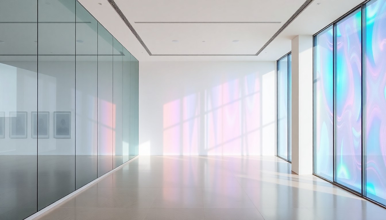 Dichroic Glass Installation: Color-Shifting Effects for Chennai Art Gallery Walls