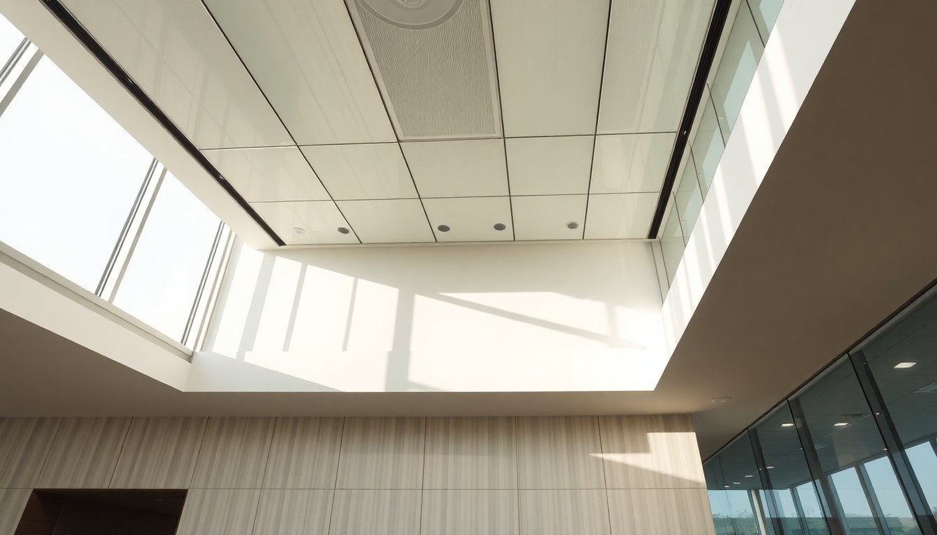 False Ceiling with Glass Panels: Light Distribution, Acoustics & Design Trends