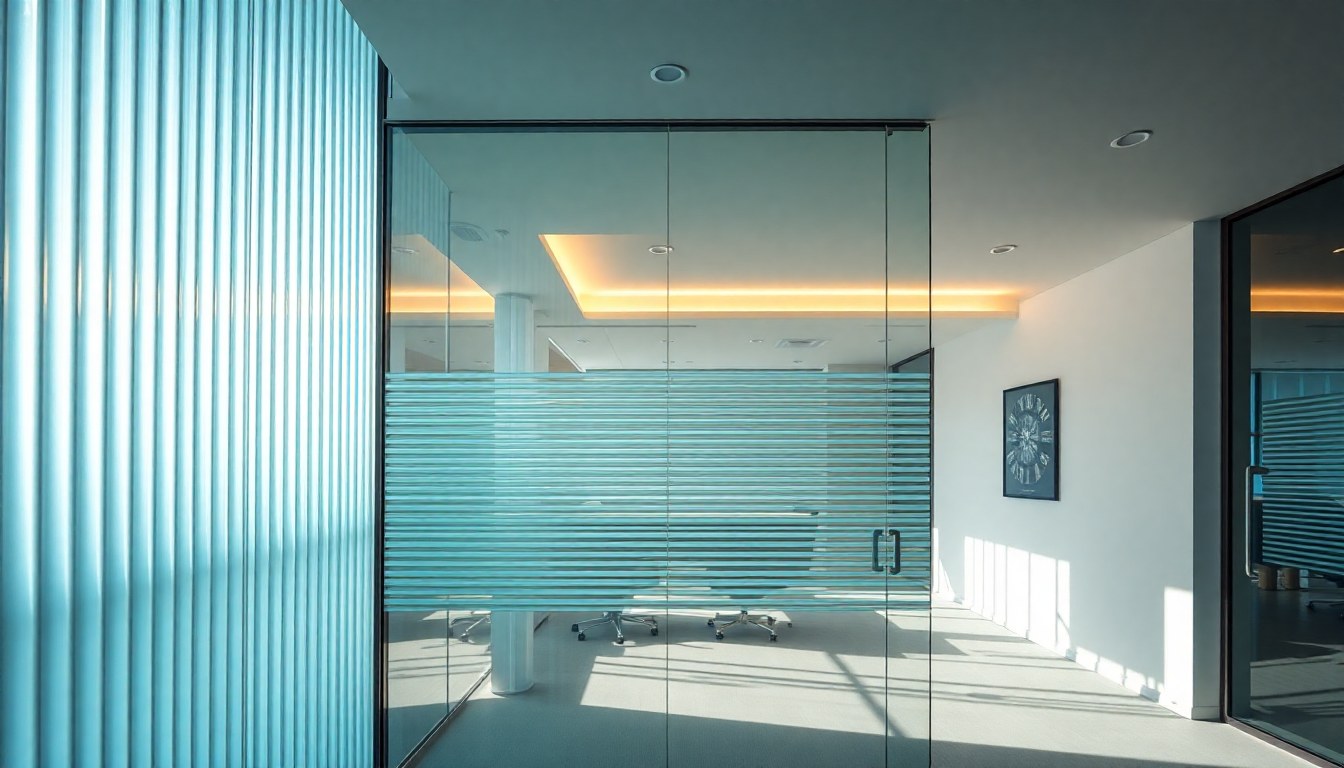 Fluted Glass for Office Cabin Partition: Sound Dampening & Modern Aesthetics