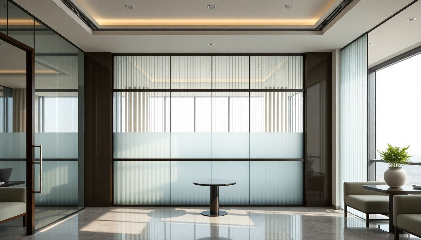Fluted Glass Partitions for Hospitality: Aesthetic Privacy Without Gloom