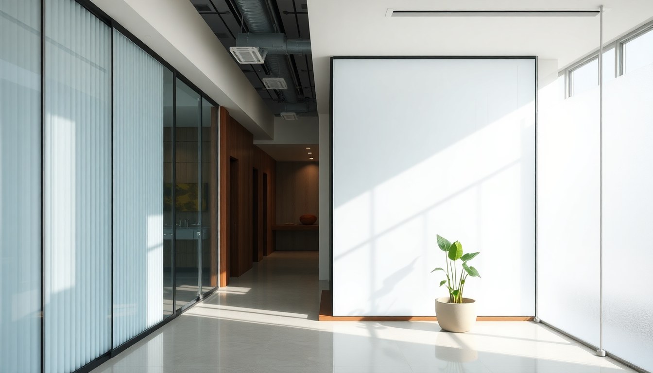 Fluted Glass Partitions vs Frosted: Which Hides Clutter Better?