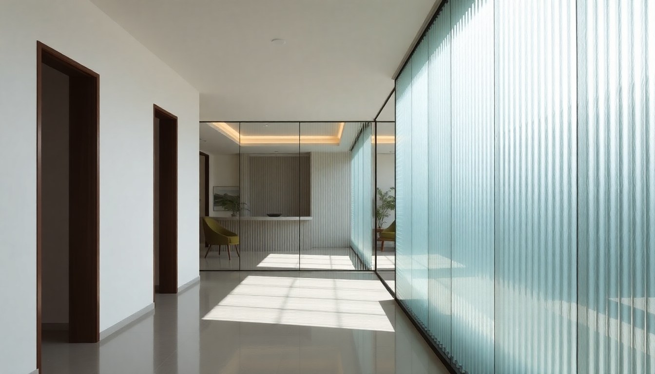 Fluted & Reeded Glass for Interior Partitions: Privacy Without Darkness