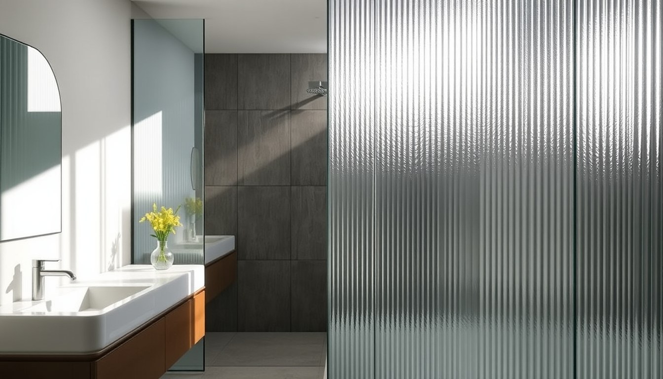 Fluted & Reeded Glass for Privacy: Design Applications in Bathrooms & Offices