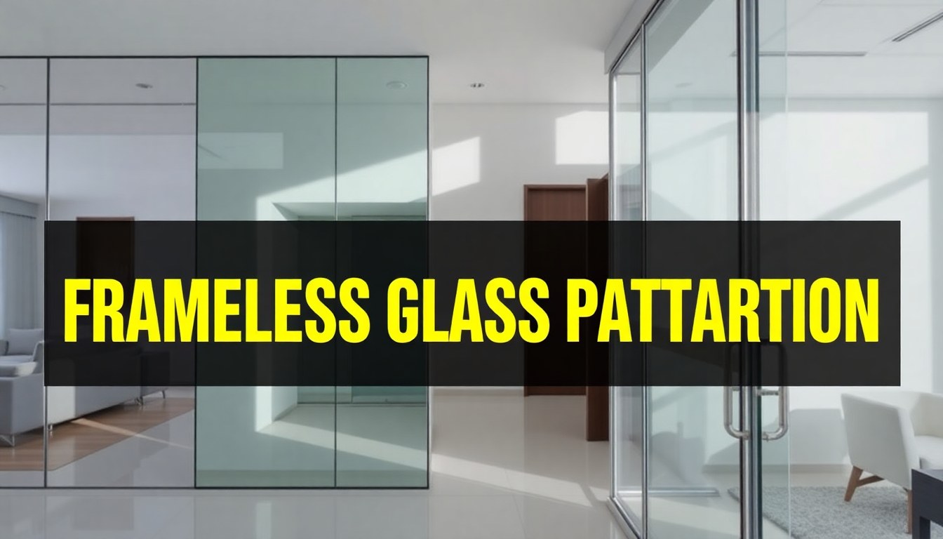 Frameless Glass Partition Installation in Hyderabad: Step-by-Step Guide