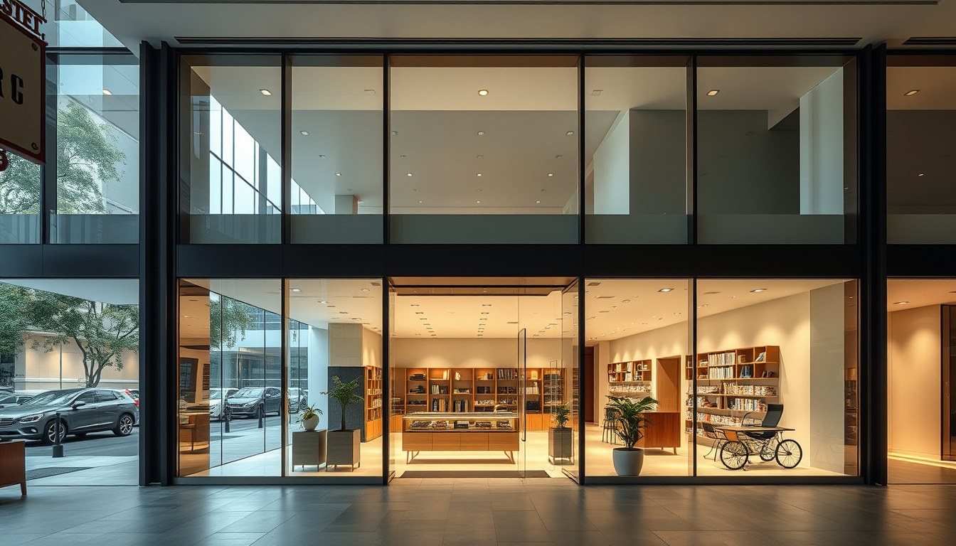 Frameless Glass Shopfront Design: Maximizing Display & Street Appeal