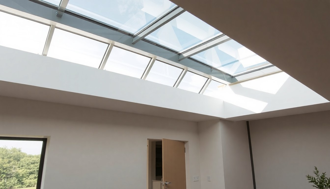 Frameless Glass Skylights: Natural Light Solutions for Flat-Roof Homes