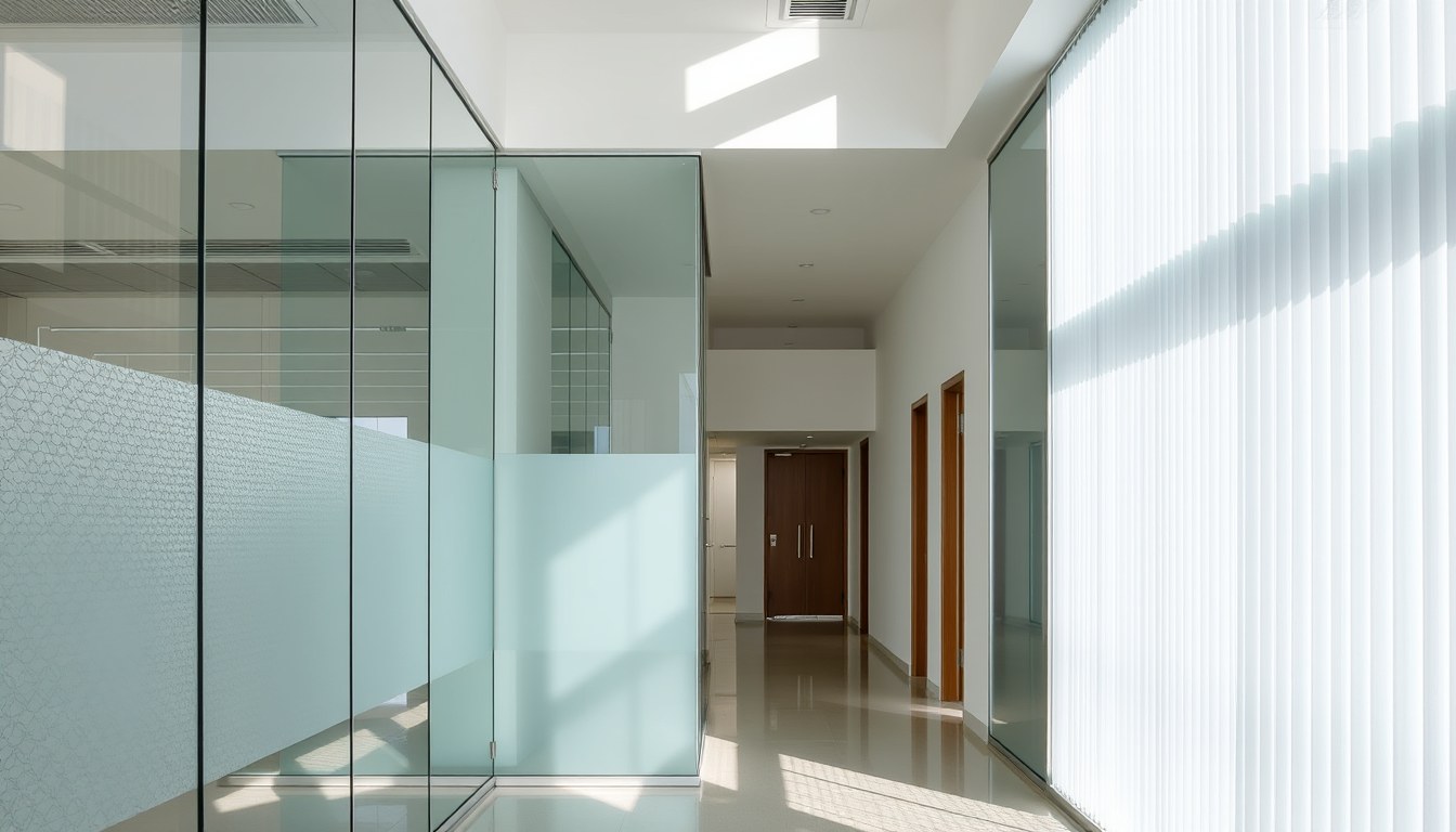 Frosted Glass vs Fluted Glass Partitions: Opacity, Light, and Aesthetics Compared