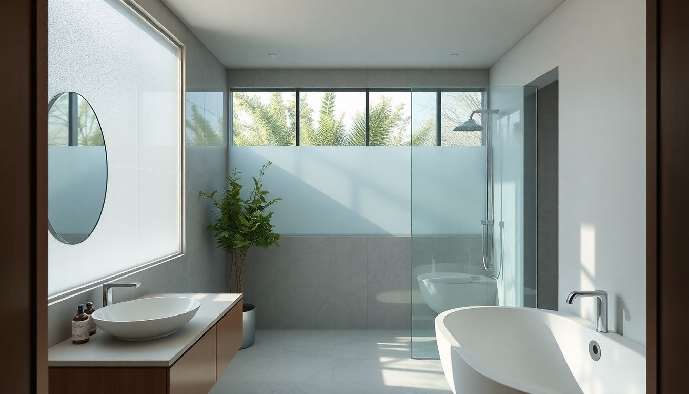 Frosted Glass Bathroom Design Ideas: Privacy Without Sacrificing Light
