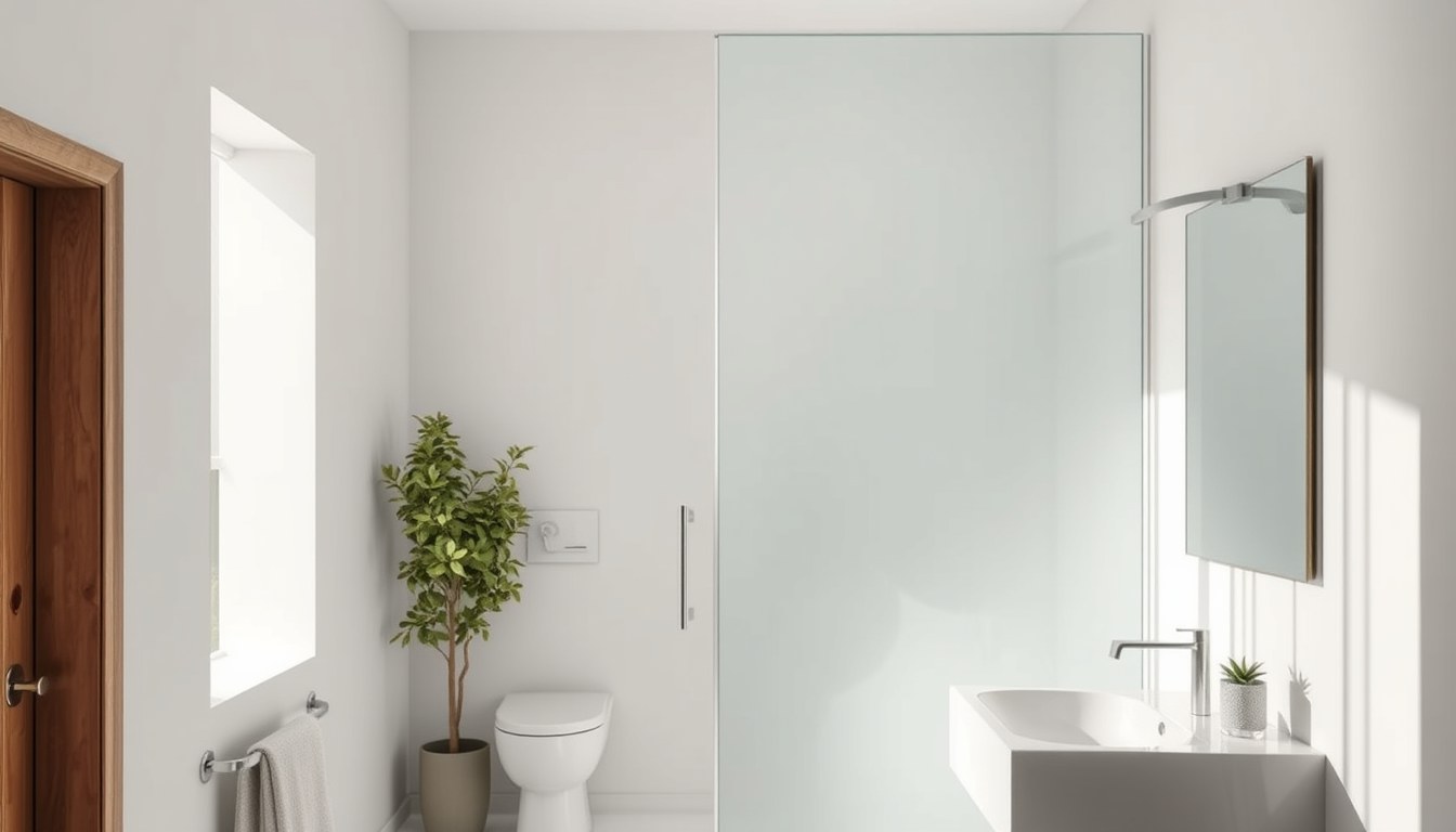 Frosted Glass Bathroom Partition Maintenance: Cleaning & Stain Removal