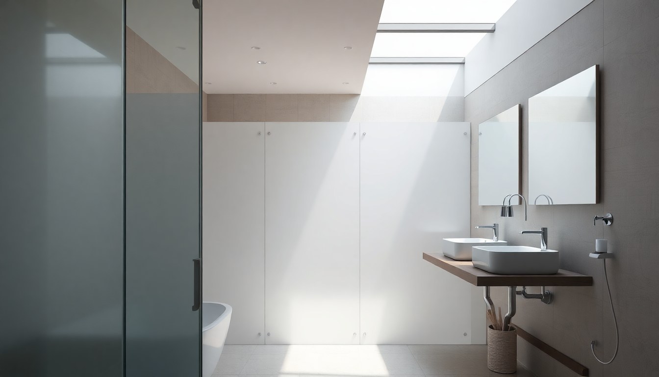Frosted Glass for Bathroom Privacy: Acid-Etching vs Film Application