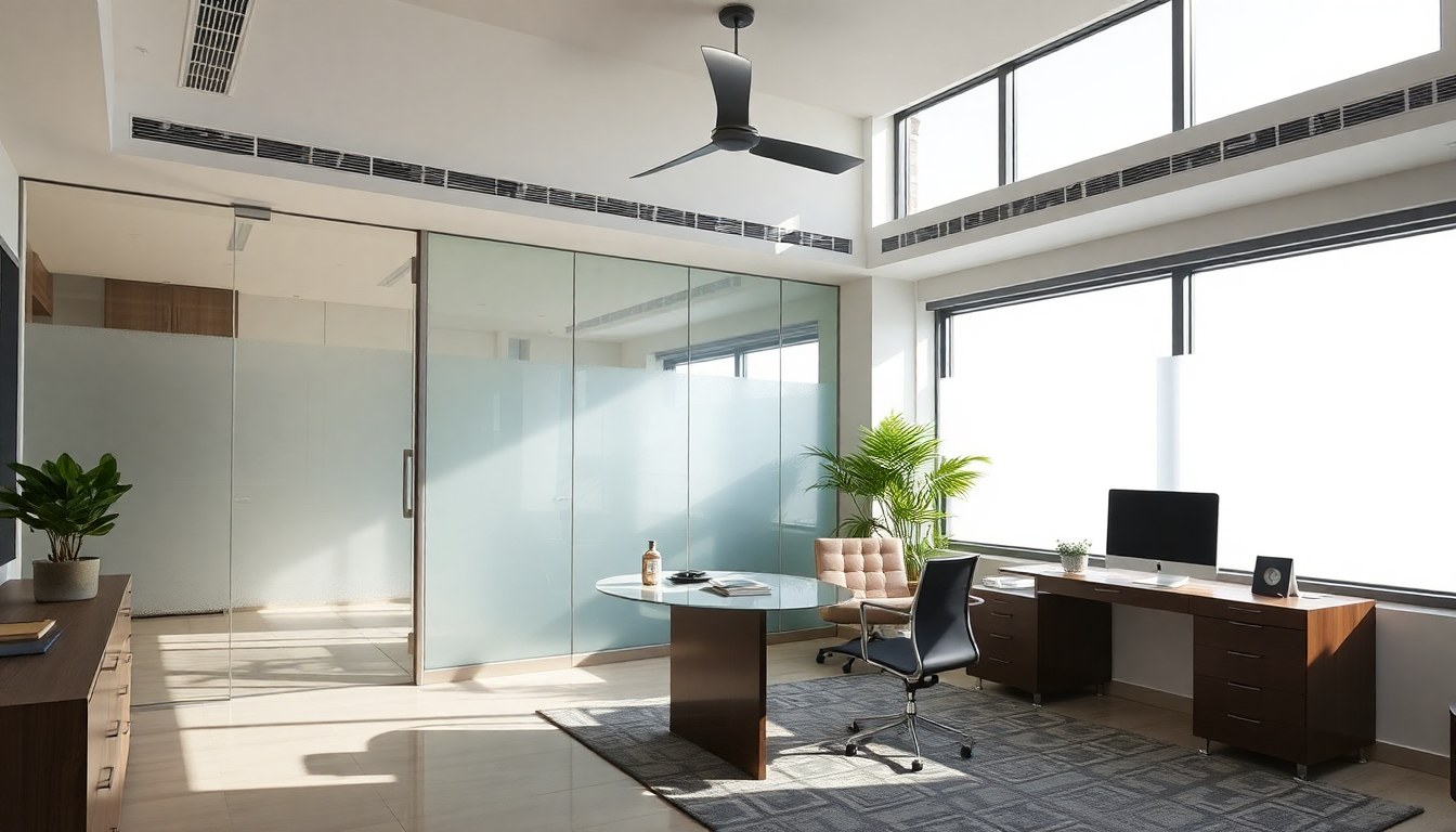 Frosted Glass Design Ideas for Home Offices: Privacy Without Darkness