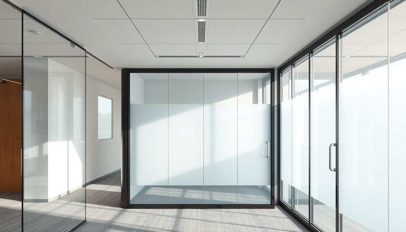 Frosted Glass Office Cabin Partitions: Privacy Without Blocking Light