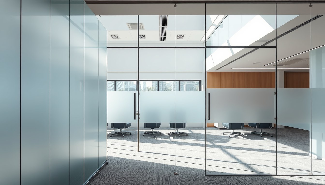 Frosted Glass Partitions for Open Office Spaces: Privacy Without Isolation