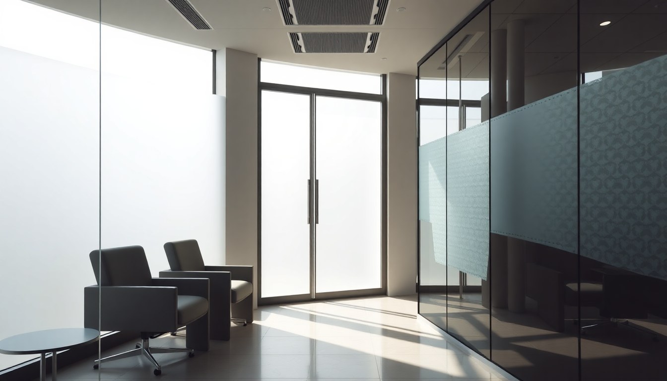 Frosted Glass vs Textured Glass for Office Cabin Walls: Which Blocks Glare Better?