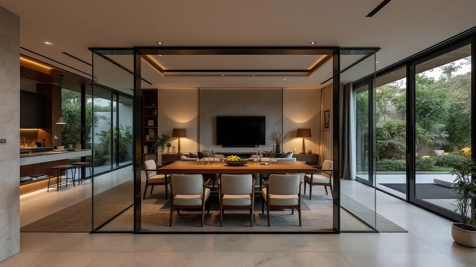 Evening Calm — glass home interiors