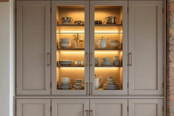Crockery Unit — kitchen backsplash design concept