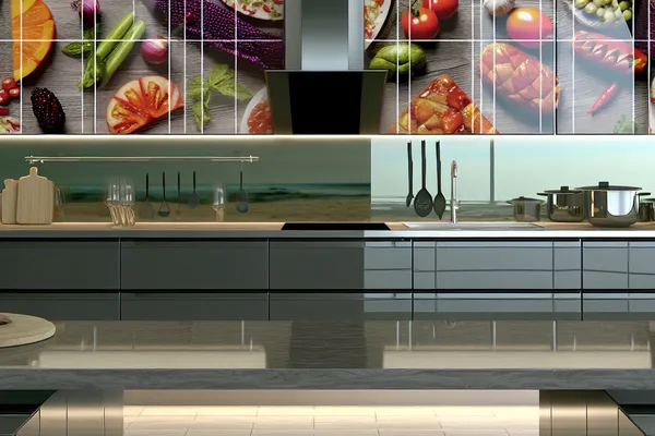 Kitchen UV 3 — kitchen backsplash design concept