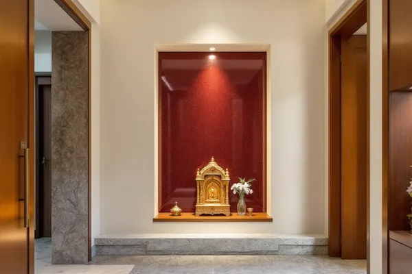 Pooja Alcove — pooja room design concept