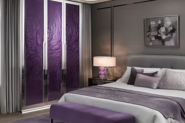 Mystic Swirls — glass wardrobe design concept