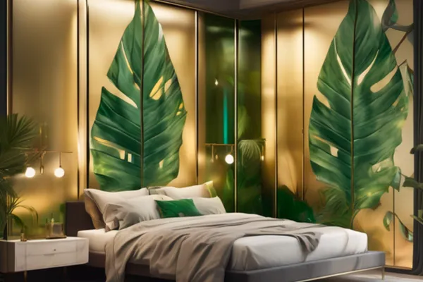 Tropical Luxe — glass wardrobe design concept
