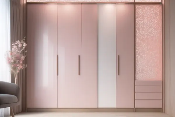 Lace Whisper — glass wardrobe design concept