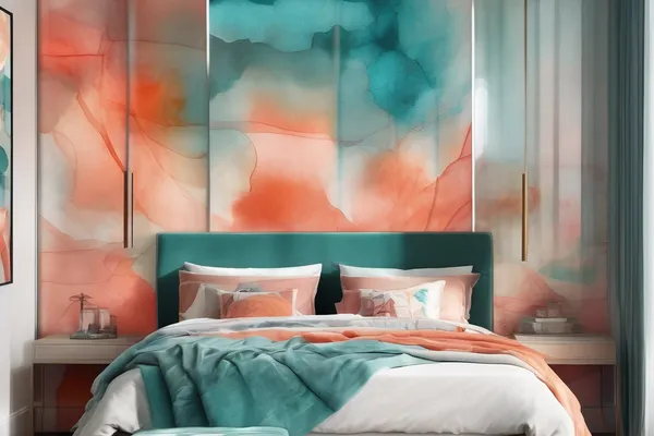 Coral Waves — glass wardrobe design concept
