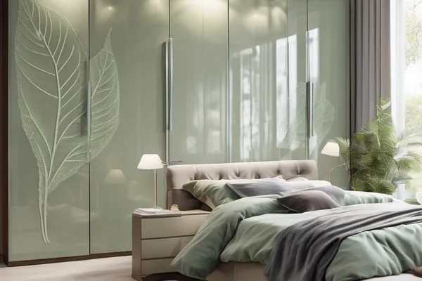 Botanical Harmony — glass wardrobe design concept