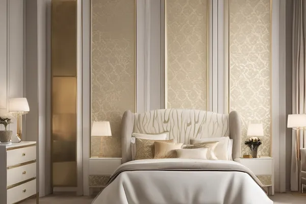 Ivory Damask — glass wardrobe design concept