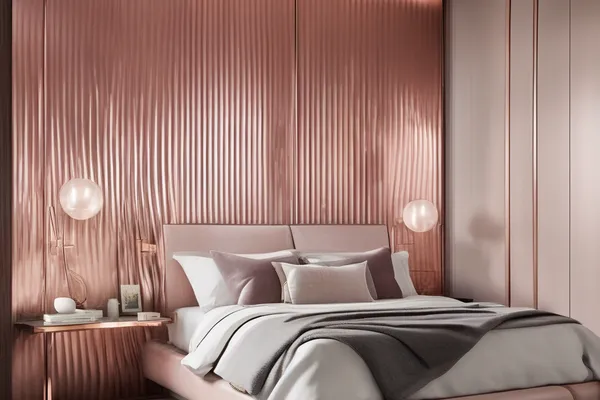 Rosegold Ripple — glass wardrobe design concept
