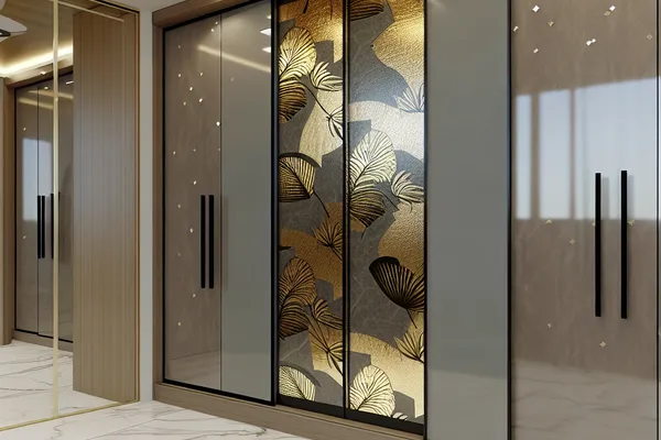 Wardrobe concept 4 — glass wardrobe design concept