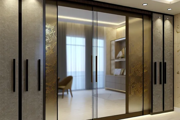 Wardrobe concept 5 — glass wardrobe design concept
