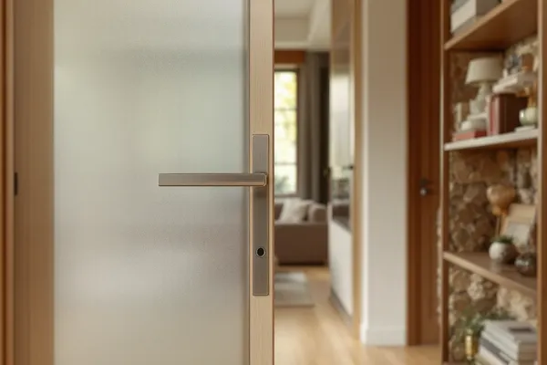 Frosted Study Door — glass door