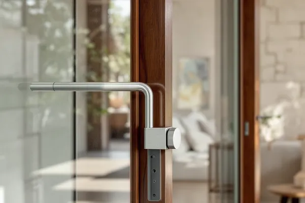 Patch Fitting Detail — glass door