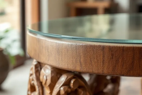Ogee Edge Table Top — furniture glass
