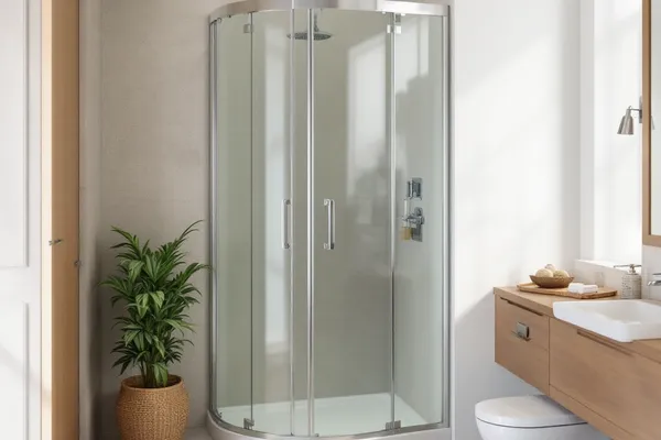 Corner Shower Enclosure — shower enclosure