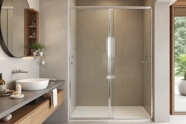 Semi Frameless Cubicle — shower enclosure