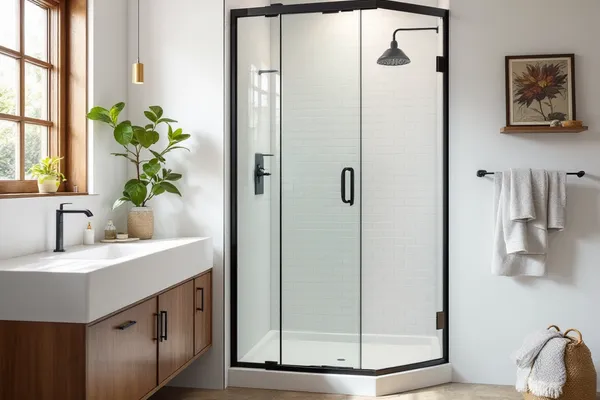 Neo Angle Corner Shower — shower enclosure