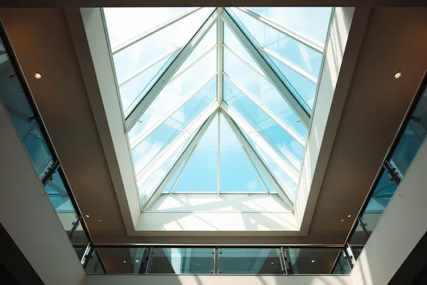 Pyramid Stairwell Skylight — skylight