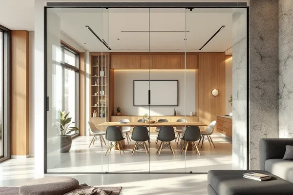 Smart Conference Cabin — smart glass