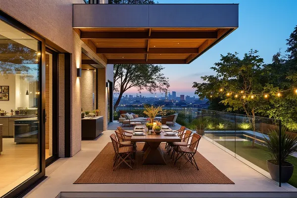 Terrace Supper — catalog 3bhk design concept