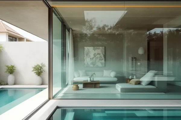Poolside Veil — catalog villa design concept
