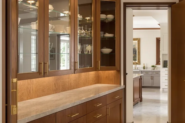 Butler Pantry Glass — glass interiors for a villa