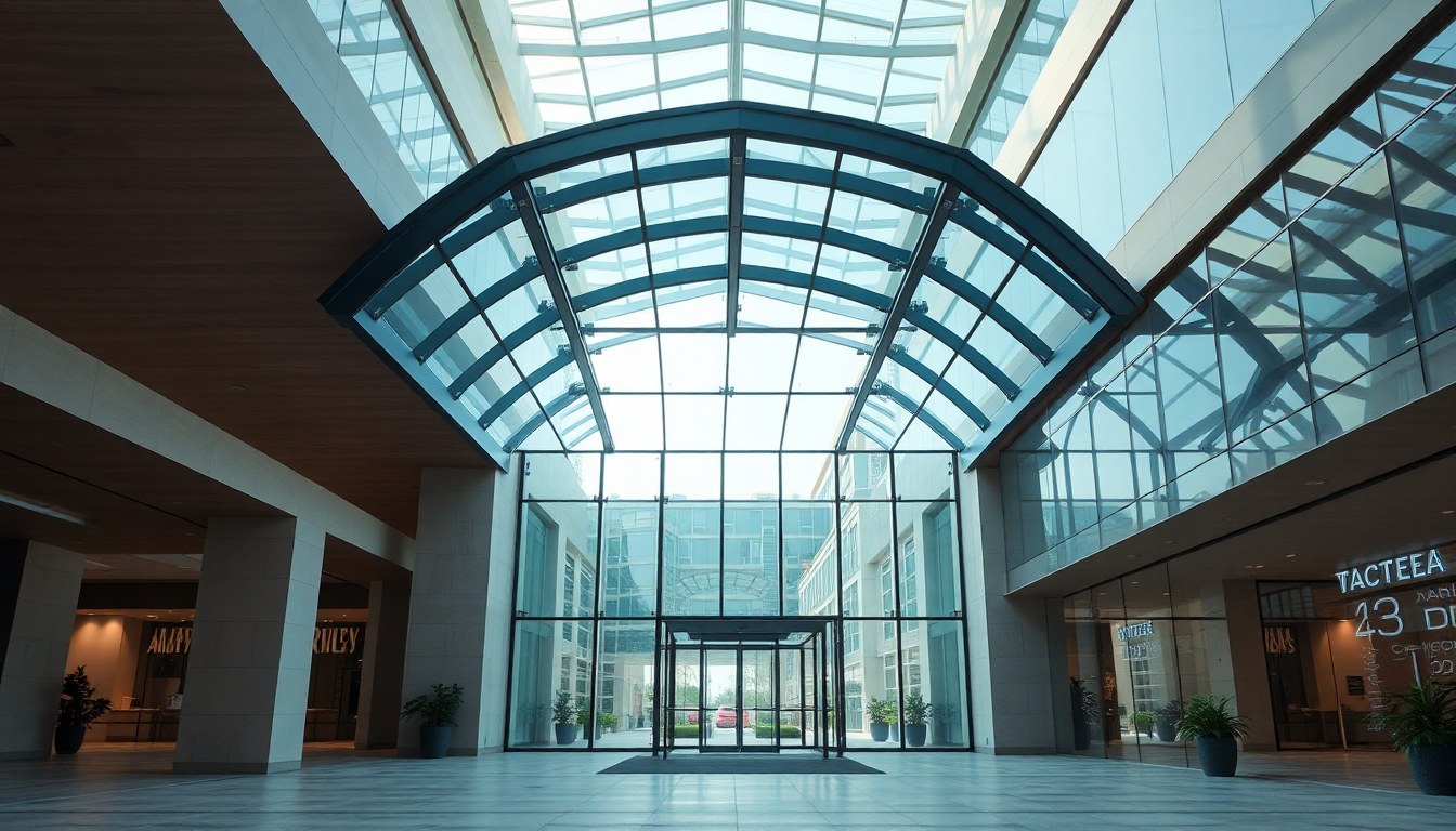 Glass Canopy Design Trends for Commercial Building Entrances in 2026