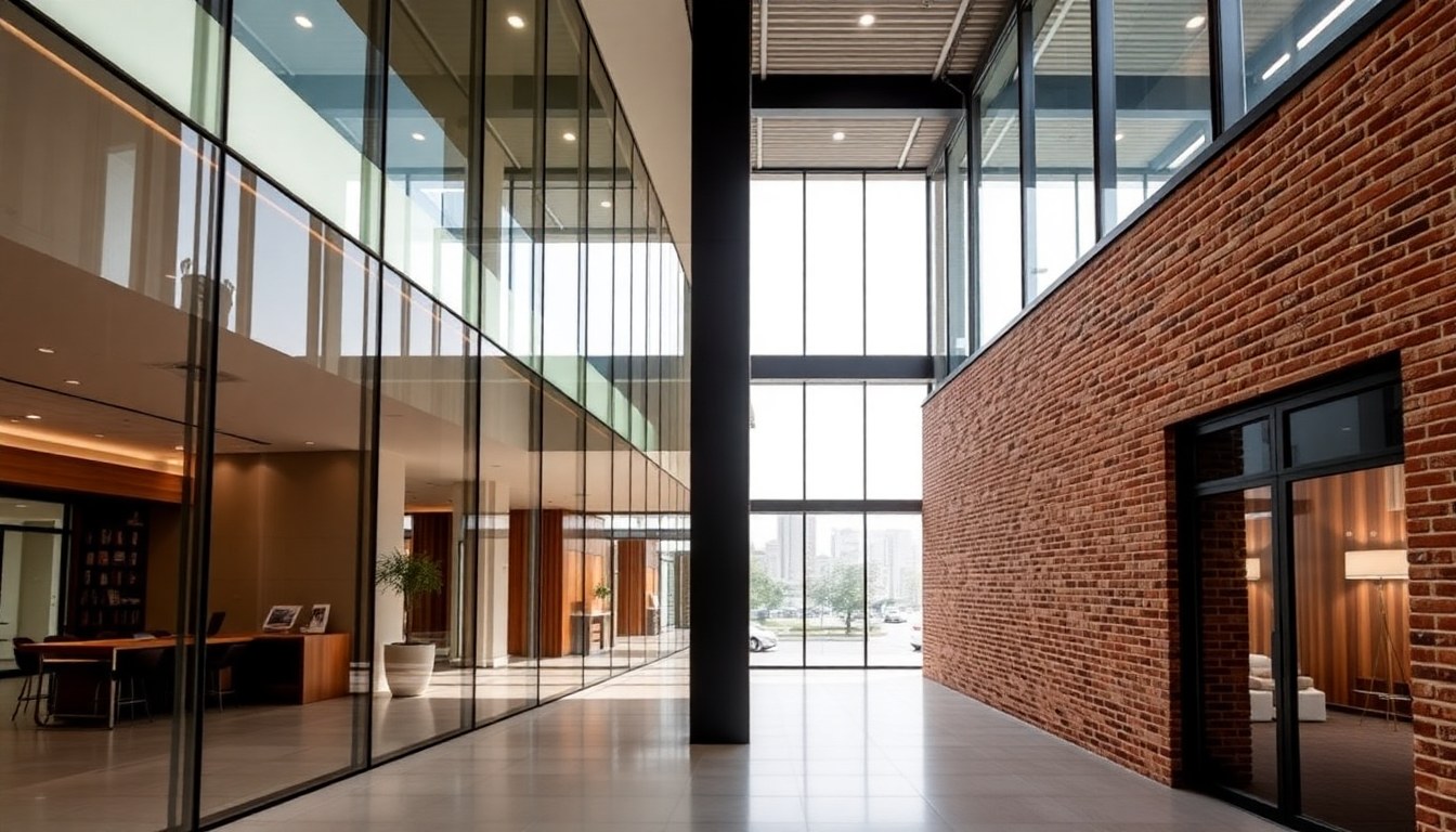 Glass Facade vs Brick Facade: Complete Comparison for Commercial Buildings