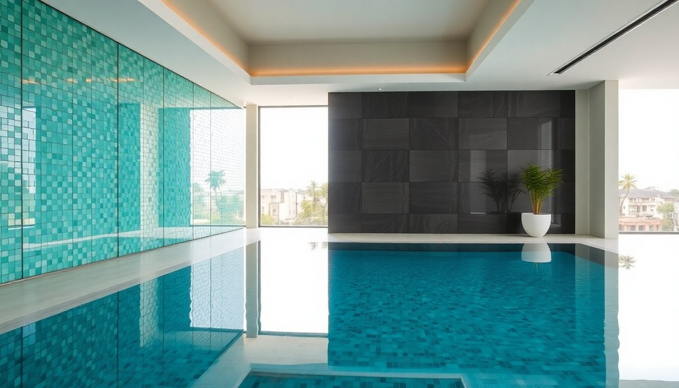 Glass Mosaic Tile Installation: Adhesive Selection and Grouting Guide for Hyderabad Swimming Pools